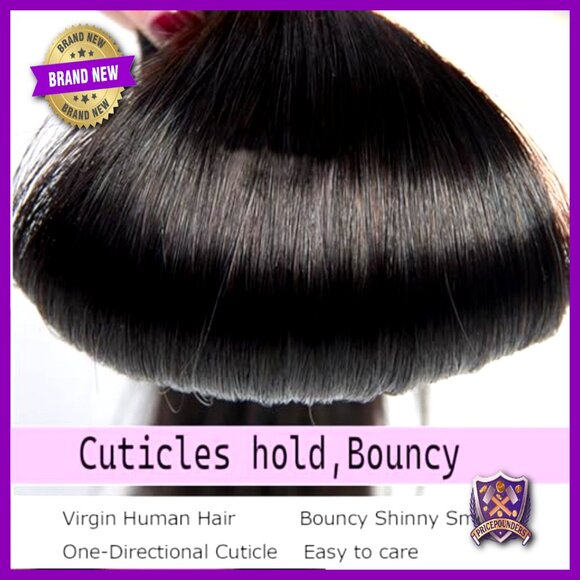 12A Straight Virgin Human Hair Bundles 10-14 Inches Quick Weave main image 4
